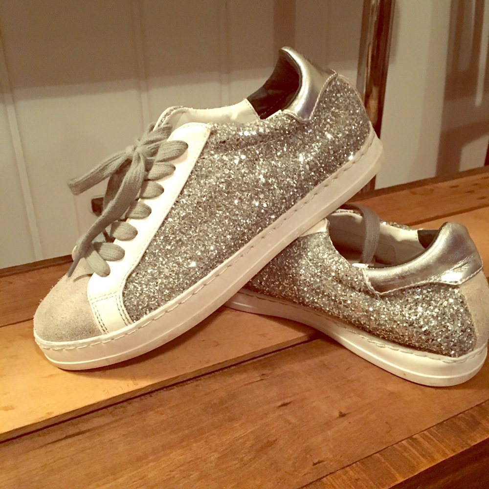 Steve Madden sparkle sneakers